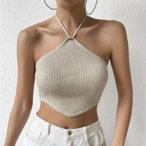 Summer Strappy Knit Top